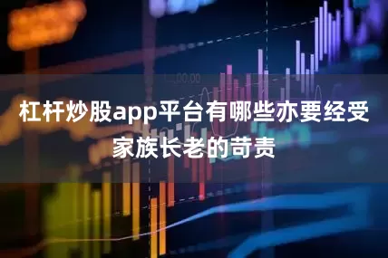 杠杆炒股app平台有哪些亦要经受家族长老的苛责