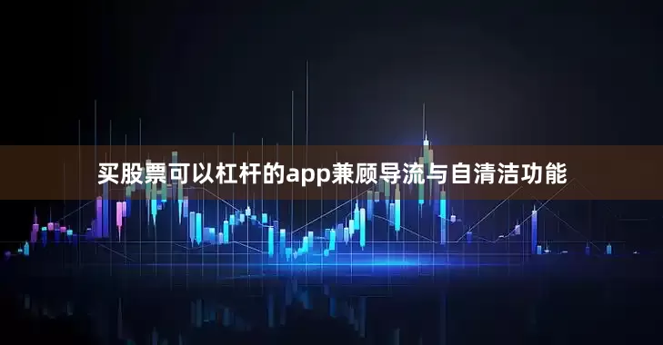 买股票可以杠杆的app兼顾导流与自清洁功能