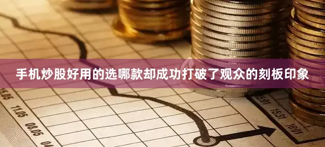 手机炒股好用的选哪款却成功打破了观众的刻板印象